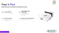 Robot hút bụi lau sàn thông minh Narwal Freo X Plus