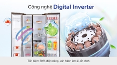 Tủ lạnh Samsung Inverter 635 lít Side By Side RS64R5301B4/SV