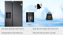 Tủ lạnh Samsung Inverter 635 lít Side By Side RS64R5301B4/SV
