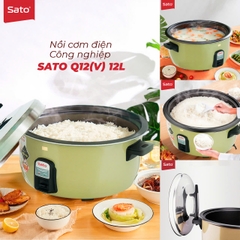 Nồi cơm điện công nghiệp 12 lít Sato Q12