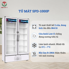 Tủ Mát 2 Cánh Sanden 842 Lít SPD-1000P