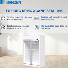 Tủ Đông Sanden 1006 Lít SFM-1005