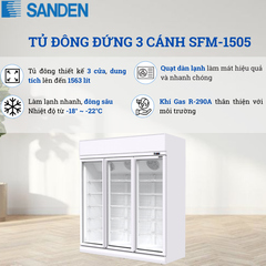 Tủ Đông Sanden 1664 Lít SFM-1505