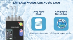Máy lọc nước RO nóng nguội lạnh Sunhouse UltraPURE SHA76622KL 10 lõi