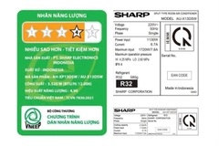 Máy lạnh Sharp Inverter 1.5 HP AH-XP13DSW