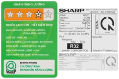 Máy lạnh Sharp Inverter 2 HP AH-XP18DSW