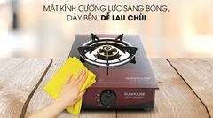 Bếp gas dương Inox Sunhouse SHB212KG