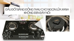 BẾP GAS DƯƠNG KÍNH SUNHOUSE SHB3365