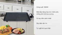 Bếp nướng điện Sunhouse SHD4600 1600W