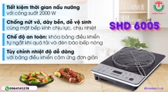 BẾP HỒNG NGOẠI SUNHOUSE SHD6005