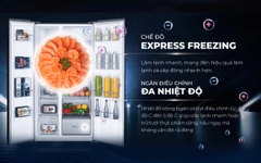 Tủ lạnh Sharp Inverter 600 lít SJ-SBXP600VG-BK