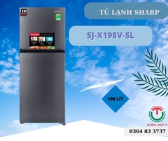 Tủ Lạnh Sharp Inverter 198 Lít SJ-X198V-SL