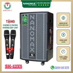 Loa Kéo Nanomax SK-12X5 Bass 30cm 400w Karaoke Bluetooth