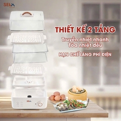 Nồi Hấp Điện 2 Tầng 6in1 Seka SK6610 (Model 2024)