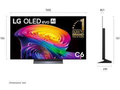Smart Tivi LG OLED evo AI 4K 55 inch OLED55C6PSA