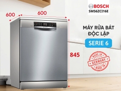 Máy rửa chén độc lập Bosch SMS6ZCI16E