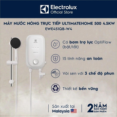 Máy Nước Nóng Trực Tiếp 4500W Electrolux EWE451QB-W4