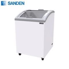 Tủ Đông Cửa Lùa Kính Cong Sanden 152 Lít SNC-0155