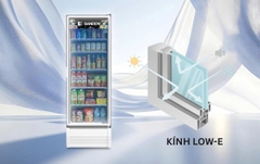Tủ mát cửa kính Inverter 278 lít Sanden SPB-0300