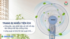 Quạt treo tường Senko 47W 3 cánh TC1626