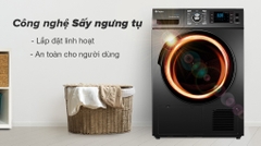 Máy sấy ngưng tụ 8kg Casper TD-80CGB