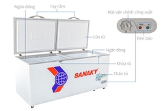 Tủ đông Sanaky 365 lít VH-5699W1