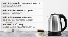 Ấm siêu tốc Sunhouse SHD1182