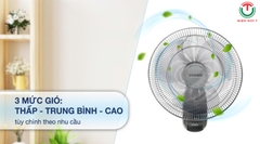 Quạt treo tường Senko 47W 3 cánh TR1628