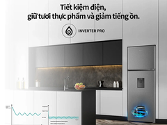 Tủ lạnh Hisense Inverter 324 lít RT469N4EBND