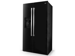 Tủ lạnh side by side Kaff 573L KF-SBS600GLASS