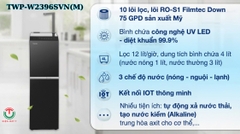 Máy lọc nước RO nóng nguội lạnh Toshiba TWP-W2396SVN(M) 10 lõi