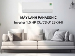 Máy lạnh Panasonic Inverter 1.5 HP CU/CS-U12BKH-8
