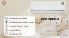 Máy lạnh Panasonic Inverter 1.5 HP CU/CS-U12BKH-8