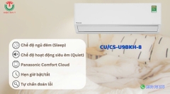 Máy lạnh Panasonic Inverter 1 HP CU/CS-U9BKH-8