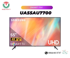 Smart Tivi Samsung 4K 55 inch UA55AU7700