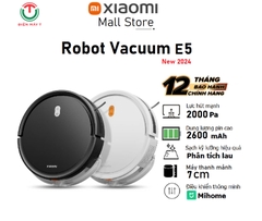 Robot hút bụi lau nhà Xiaomi Vacuum E5 EU - Hàng chính hãng