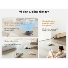 Robot hút bụi lau nhà Xiaomi Robot Vacuum S20 EU  - Hàng chính hãng ( BHR8629EU ) [2024]