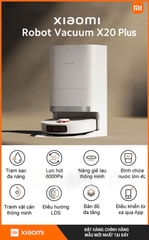 Robot hút bụi lau nhà Xiaomi Vacuum X20+ EU - Hàng chính hãng