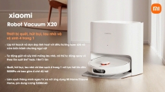 Robot hút bụi lau nhà Xiaomi Vacuum X20 US - Hàng chính hãng