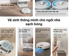 Robot hút bụi lau nhà Xiaomi Vacuum X20 US - Hàng chính hãng