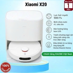 Robot hút bụi lau nhà Xiaomi Vacuum X20 US - Hàng chính hãng