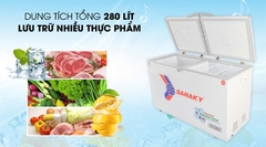 TỦ ĐÔNG MÁT SANAKY INVERTER 280 LÍT VH-4099W3 ĐỒNG (R600A)