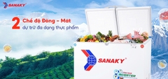 TỦ ĐÔNG MÁT SANAKY INVERTER 280 LÍT VH-4099W3 ĐỒNG (R600A)