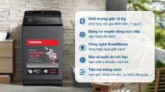 Máy giặt Toshiba Inverter 13 kg AW-T26D1400TV (MG)