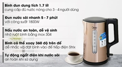 Bình đun siêu tốc Midea MK317DW