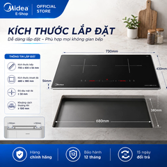 Bếp Từ Đôi Midea MC-ID4083