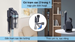 MÁY HÚT BỤI KHÔNG DÂY SAMSUNG VS15A6031R1/SV