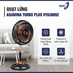 Quạt lửng ASIAVINA Turbo Plus VY638892