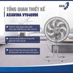 Quạt sàn ASIAVINA Turbo Max VY646990