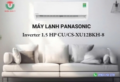 Máy lạnh Panasonic Inverter 1.5 HP CU/CS-XU12BKH-8